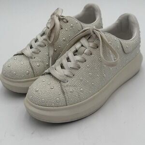 Steve Madden Rhinestone Embellished Chunky Sneakers Size 7